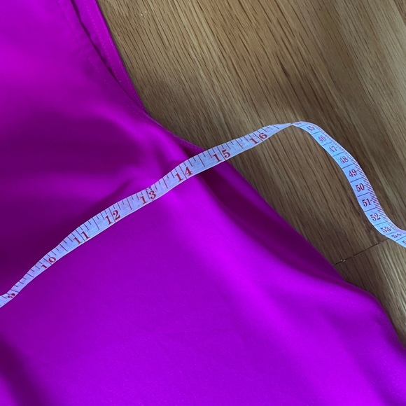 Pants Store High Low Sleeveless Hot Pink Top Size Small Keyhole Back - Picture 4 of 7